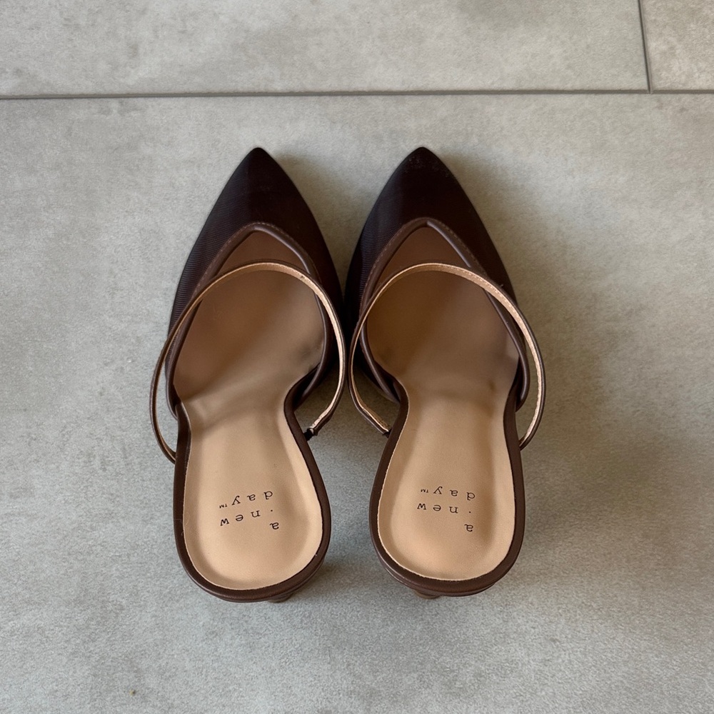 a new day Dark Brown Mules